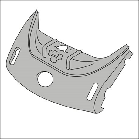 frontale anteriore per mod. standard 8/67 - 7/73 