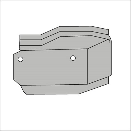 supporto paraurti anteriore DX 8/67 in poi supporto paraurti anteriore DX 8/67 in poi