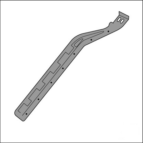 coperchio longherone disegno originale DX 1302/03 