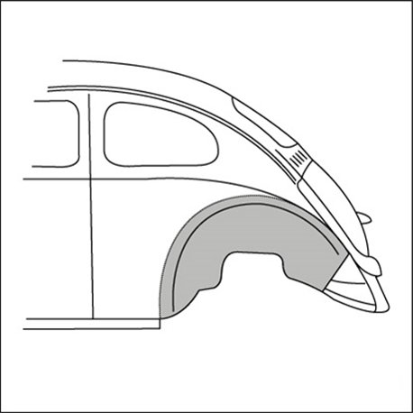 passaruota posteriore liscio SX  passaruota posteriore liscio SX