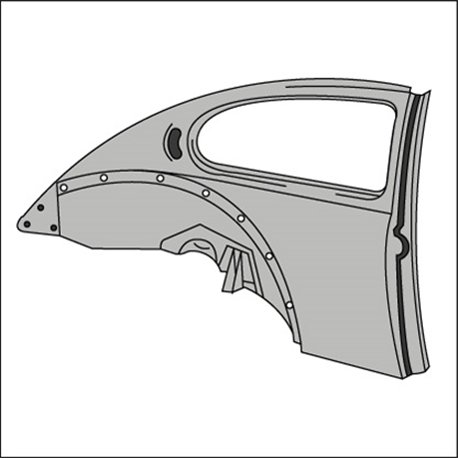 fianchetto posteriore completo DX 65 -  fianchetto posteriore completo DX 65 -