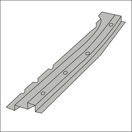 ¼ pianale posteriore esterno SX 