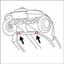 bullone fissaggio anteriore scocca/pianale (cad.) 