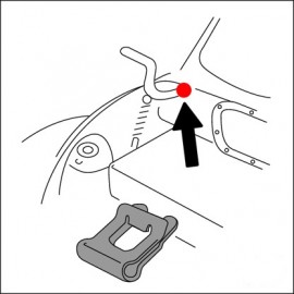 sieger perno centrale cofano ant. 1303 