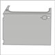 lamierato esterno portiera SX 8/67-