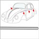 kit modanature carrozzeria 7 pz 8/73 in poi