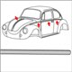 kit modanature carrozzeria 7 pz 1302/03