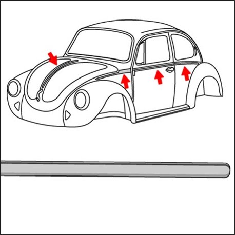 kit modanature carrozzeria 7 pz 1302/03 kit modanature carrozzeria 7 pz 1302/03
