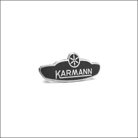 targhetta laterale "Karmann" per cabrio 08/59 in poi 