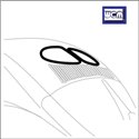 guarnizione lunotto 46-9/52 profilo stretto - wcm - coppia