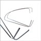 profili alluminio vetri laterali posteriori 10/52-7/64 (coppia) 