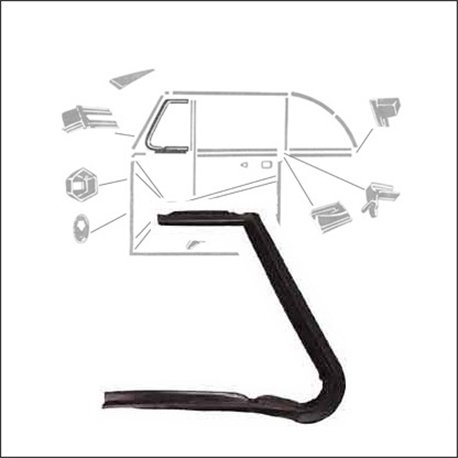 guarnizione deflettore dx/sx 52 - 64 - coppia guarnizione deflettore dx/sx 52 - 64 - coppia