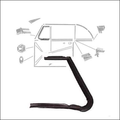 guarnizione deflettore SX 65 - 72 