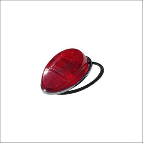 plastica rosso con ghiera per fanalino 8/61 - 7/67 - orig. Hella plastica rosso con ghiera per fanalino 8/61 - 7/67 - orig. Hella