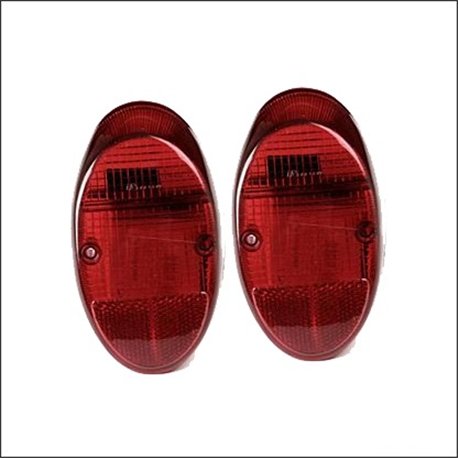 plastica rossa per fanalino 8/61 - 7/67 - (coppia) plastica rossa per fanalino 8/61 - 7/67 - (coppia)