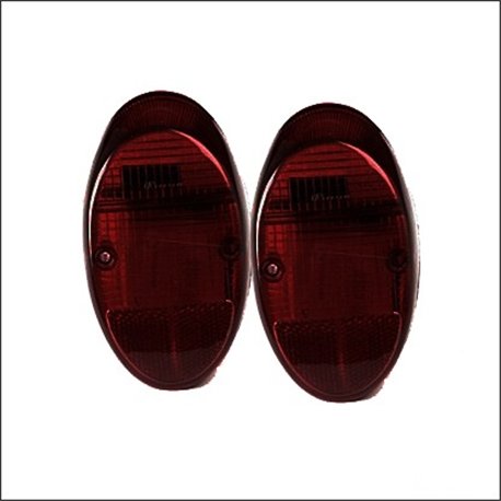 plastica fumè per fanalino 8/61 - 7/67 - (coppia) plastica fumè per fanalino 8/61 - 7/67 - (coppia)