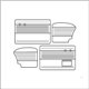 pannelli per porte ant/post TMI 8/64-7/66 off white 15