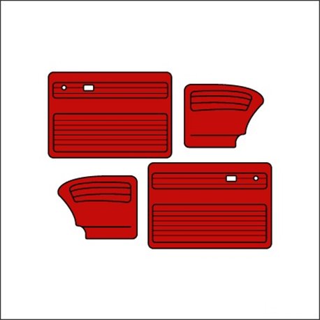 pannelli per porte ant/post TMI 8/66 in poi red 17 pannelli per porte ant/post TMI 8/66 in poi red 17