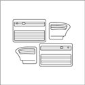 pannelli per porte ant/post TMI 8/66 in poi off white 15