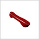 bracciolo portiera 8/58-7/67 DX rosso con cromatura