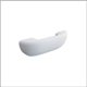 bracciolo 8/67 - 7/71, dx o sx - off white