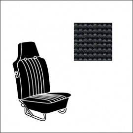 set fodere vinile TMI con poggiatesta 8/69-7/72 Basket Weave/black 01  