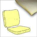 gommapiuma riparazione 1 sedile ant.68-72 con poggiatesta 