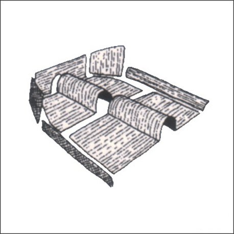 kit moquettes completa materiale originale 9 pz dal 8/64 al 7/69 - Germany kit moquettes completa materiale originale 9 pz dal 8/64 al 7/69 - Germany