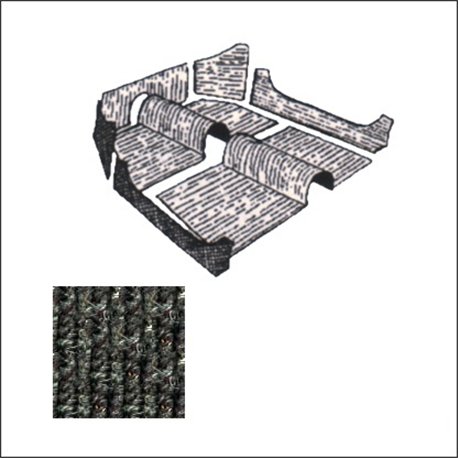 kit moquettes TMI cabrio 71 - 72 nero Basic Series  kit moquettes TMI cabrio 71 - 72 nero Basic Series