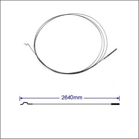 cavo acceleratore T1 8/71- 2640mm. 