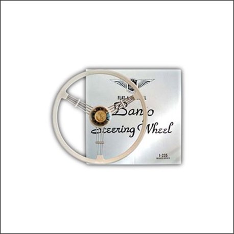 Volante "Banjo" Flat4 avorio (senza mozzo) Volante "Banjo" Flat4 avorio (senza mozzo)