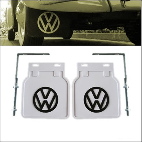 paraspruzzi bianco con logo VW nero