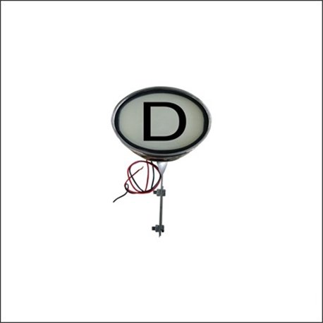 targa Deutchland, illuminata - 12 Volt targa Deutchland, illuminata - 12 Volt