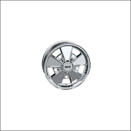 cerchio brm 5,5x15 con bulloni argento cerchio brm 5,5x15 con bulloni argento