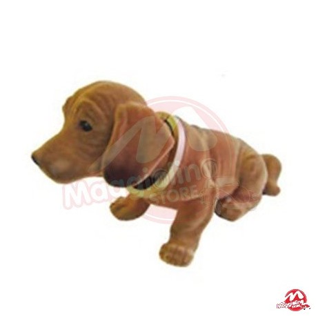 Cagnolino con testa mobile "Wobble dog", 27 cm