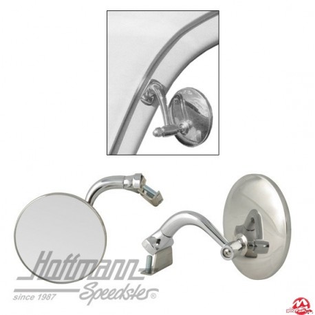 retrovisore "Hot Rod", dx o sx, diametro 76mm retrovisore "Hot Rod", dx o sx, diametro 76mm