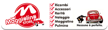 Maggiolino Store - Ricambi, Accessori, Rarità